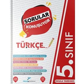 Pruva Akademi 5. Sınıf Yeni Türkçe Sorular Konuşuyor Soru Bankası