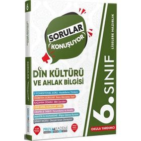 Pruva Akademi 6.Sınıf Din Kültürü ve Ahlak Bilgisi Sorular Konuşuyor Soru Bankası