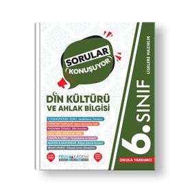 Pruva Akademi 6.Sınıf Din Kültürü ve Ahlak Bilgisi Sorular Konuşuyor Soru Bankası