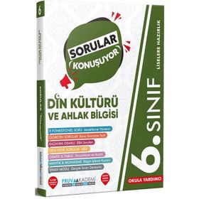 Pruva Akademi 6.Sınıf Din Kültürü ve Ahlak Bilgisi Sorular Konuşuyor Soru Bankası