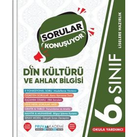Pruva Akademi 6.Sınıf Din Kültürü ve Ahlak Bilgisi Sorular Konuşuyor Soru Bankası