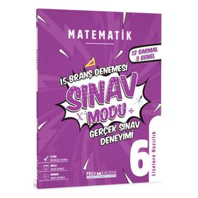 Pruva Akademi 6.Sınıf Matematik Sınav Modu 15 Deneme