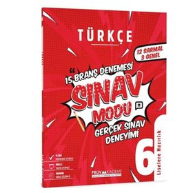 Pruva Akademi 6.Sınıf Türkçe Sınav Modu 15 Deneme