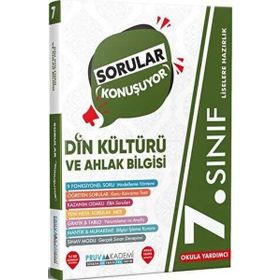 Pruva Akademi 7.Sınıf Din Kültürü ve Ahlak Bilgisi Sorular Konuşuyor Soru Bankası
