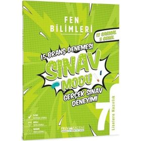 Pruva Akademi 7.Sınıf Fen Bilimleri Sınav Modu 15 Deneme