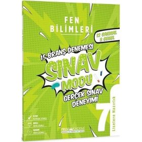 Pruva Akademi 7.Sınıf Fen Bilimleri Sınav Modu 15 Deneme