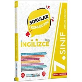 Pruva Akademi 7.Sınıf İngilizce Sorular Konuşuyor Soru Bankası