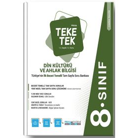 Pruva Akademi - 8. Sınıf Din Kültürü Teke Tek Soru Bankası