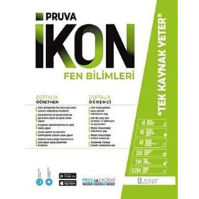 Pruva Akademi - 8. Sınıf İkon Fen Bilimleri Konu Anlatım Kitabı