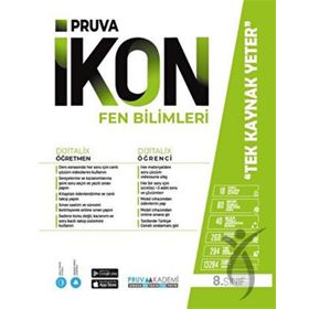 Pruva Akademi - 8. Sınıf İkon Fen Bilimleri Konu Anlatım Kitabı