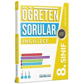 Pruva Akademi 8. Sınıf İngilizce Öğreten Soru Bankası