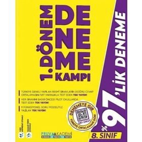 Pruva Akademi 8.Sınıf LGS 1. Dönem Deneme Kampı