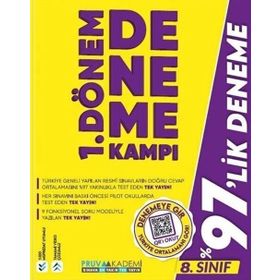 Pruva Akademi 8.Sınıf LGS 1. Dönem Deneme Kampı