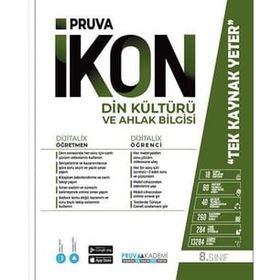 Pruva Akademi 8.Sınıf LGS Din Kültürü ve Ahlak Bilgisi İkon Konu Anlatımlı