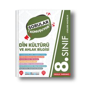 Pruva Akademi 8.Sınıf LGS Din Kültürü ve Ahlak Bilgisi Sorular Konuşuyor Soru Bankası