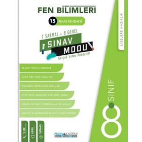 Pruva Akademi 8.Sınıf LGS Fen Bilimleri Sınav Modu 15 Deneme