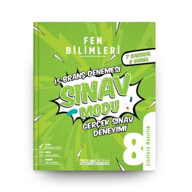 Pruva Akademi 8.Sınıf LGS Fen Bilimleri Sınav Modu 15 Deneme
