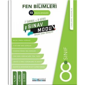 Pruva Akademi 8.Sınıf LGS Fen Bilimleri Sınav Modu 15 Deneme