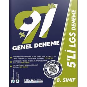 Pruva Akademi 8.Sınıf LGS Genel 5 Deneme