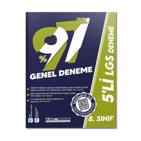 Pruva Akademi 8.Sınıf LGS Genel 5 Deneme