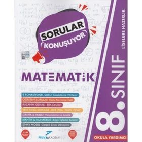 Pruva Akademi 8. Sınıf Sorular Konuşuyor Matematik Soru Bankası