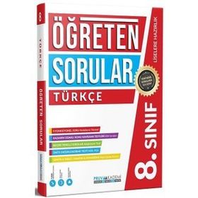 Pruva Akademi 8. Sınıf Türkçe Öğreten Soru Bankası