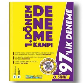 Pruva Akademi Yayınları - 8. Sınıf 1. Dönem Deneme Kampı