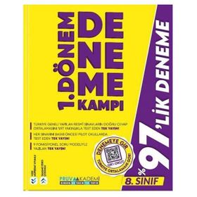 Pruva Akademi Yayınları - 8. Sınıf 1. Dönem Deneme Kampı