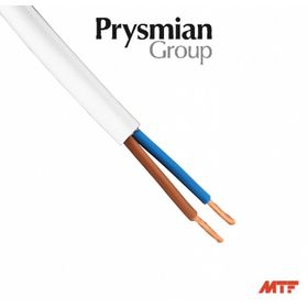 Prysmian 2x0.75 mm TTR Beyaz Pvc Enerji Kablosu