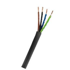 Prysmian H05VV-F Siyah 4x0.75 mm TTR Kablo