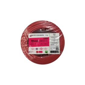 Prysmian H07Z1-U 6 mm Kırmızı Nya Tek Telli Yanmaz Halojen Free Kablo