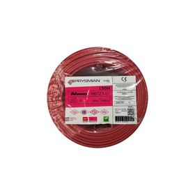 Prysmian H07Z1-U 6 mm Kırmızı Nya Tek Telli Yanmaz Halojen Free Kablo