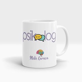 Psikolog Tasarımlı Kupa Bardak