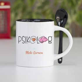 Psikolog Tasarımlı Kupa Bardak