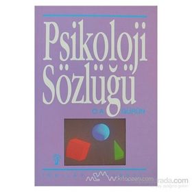 PSIKOLOJI SÖZLÜĞÜ - O. A. GÜRÜN