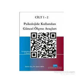 Psikolojide Kullanılan Güncel Ölçme Araçları - 2 Cilt Takım - Ahmet Akın