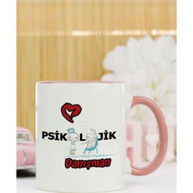Psikolojik Danışman-Pembe Kupa Bardak