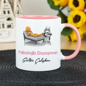 Psikolojik Danışman-Pembe Kupa Bardak