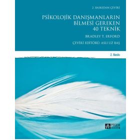 Psikolojik Danışmanların Bilmesi Gereken 40 Teknik Pegem Yayınları