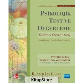 PSIKOLOJIK TEST VE DEĞERLEME - RONALD COHEN;MARK E. SWERDLIK
