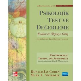 Psikolojik Test ve Değerleme - Ronald Jay Cohen Mark E. Swerdlik