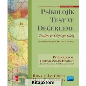 Psikolojik Test ve Değerleme - Ronald Jay Cohen Mark E. Swerdlik