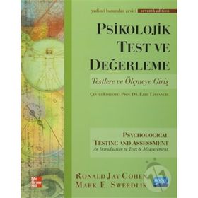 Psikolojik Test ve Değerleme - Ronald Jay Cohen Mark E. Swerdlik