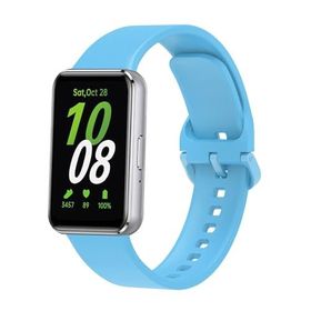 PSR aksesuar Galaxy Fit 3 Uyumlu KRD-110 Mavi Silikon Zore Strap Kayış Kordon