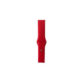 PSR aksesuar Galaxy Watch Active 2 44-22 mm Klasik Silikon Strap Brighr Red Kayış Kordon