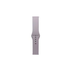 PSR aksesuar Galaxy Watch Active 2 44 mm 20 mm Uyumlu Klasik Silikon Strap Cloud Gray Kayış Kordon
