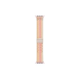 PSR aksesuar Watch 38 mm Uyumlu KRD-91 Pembe Hasır Strap Kayış Kordon