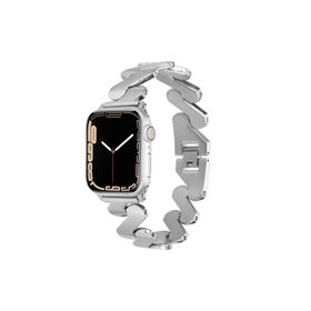 PSR aksesuar Watch 44 mm Uyumlu KRD-80 Gümüş Metal Strap Kayış Kordon