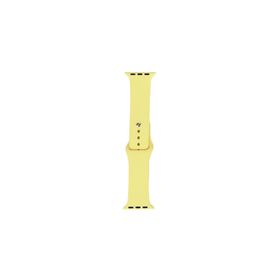 PSR aksesuar Watch 4703 Açık Sarı Band 42 mm Klasik Silikon Strap Kayış Kordon