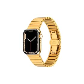 PSR aksesuar Watch 7 41 mm Uyumlu KRD-79 Gold Metal Strap Kayış Kordon